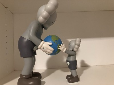 KAWS The Promise Figure Minor Damage Gray Colorway Toy