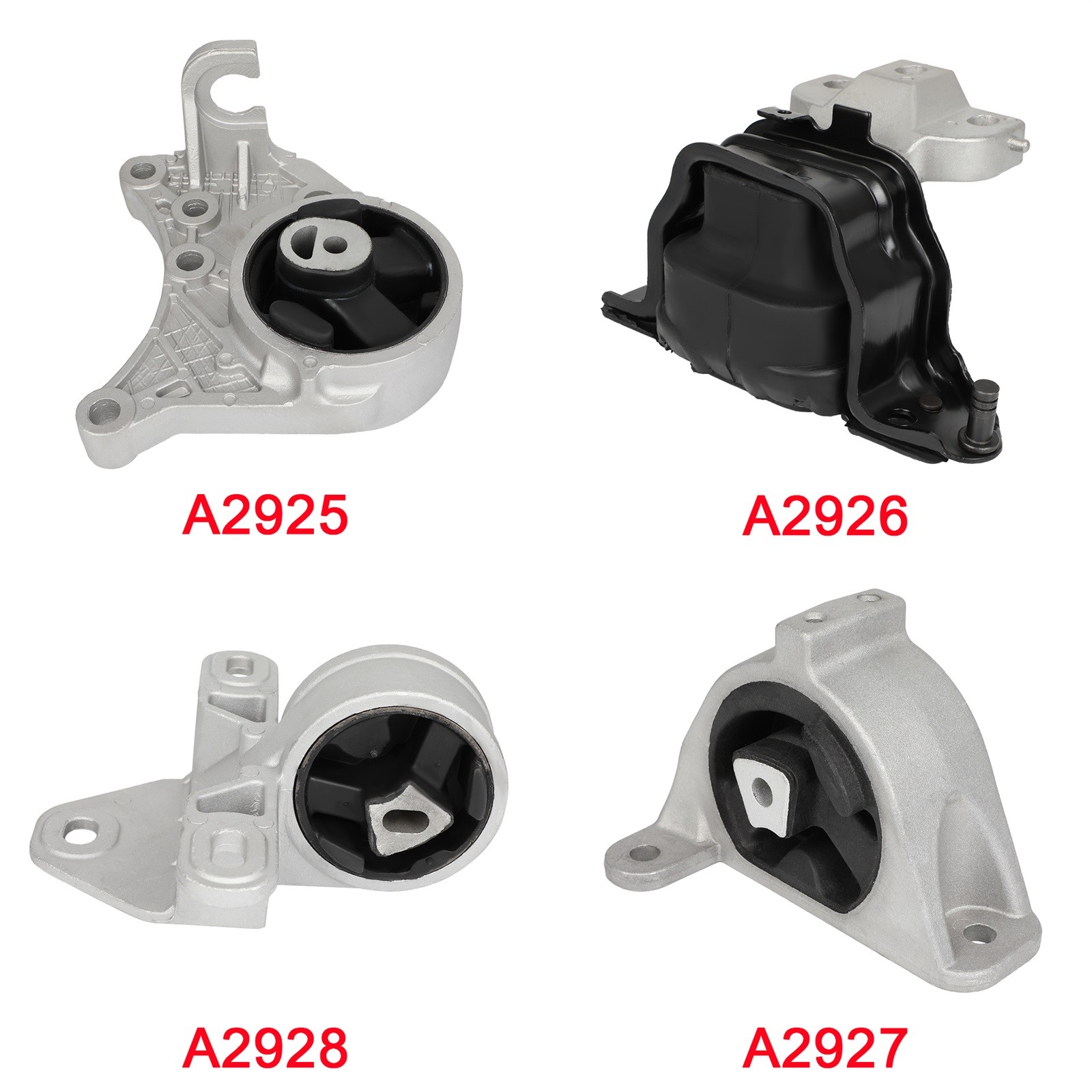 4PC Engine Motor & Trans Mount Fit For 2001-2003 Chrysler Voyager 3.3L A5358 AT