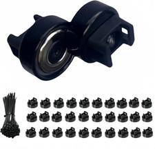 Heavy-Duty Magnetic Zip Tie Mounts30Pcs Multipurpose Cable Holder with Nylon Ca