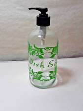 Liquid Soap Dispenser Pump  Bottle 16oz  Floral Dish Soap  NEW