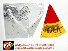 Gadget NEUF cerf-volant super planant Pif gadget n°590 (juillet 1980)