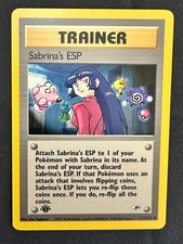 Pokémon 2000 Gym Heroes 1st Edition SABRINA'S ESP 117/132 never played on eBay