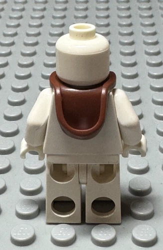 Brown Hood Folded Down Accessory For LEGO® Minifigures - Star Wars LOTR Castle