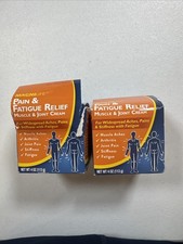 2 PackPain & Fatigue Cream Fibromyalgia Arthritis Muscle Aches Joints 4 oz