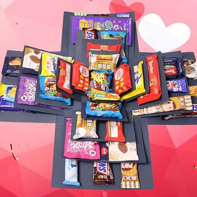 DIY Surprise Explosion Gift Box For Birthdays Valentine's & Weddings Party Favor
