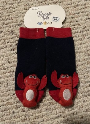 Piers Live to Boogie Toes Lobster Rattle Socks Baby