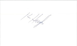 -Kim Hughes- (d.2025) Signed/Autograph/Auto Index Card New York Nets NBA