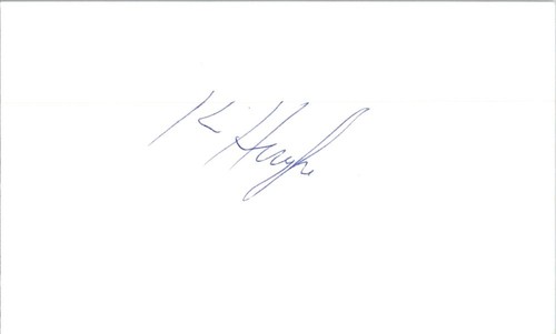 -Kim Hughes- (d.2025) Signed/Autograph/Auto Index Card New York Nets NBA
