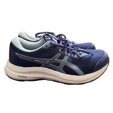 Asics Gel-Contend 8 Womens Running Shoes Navy Blue Purple 1012B320 Size 8