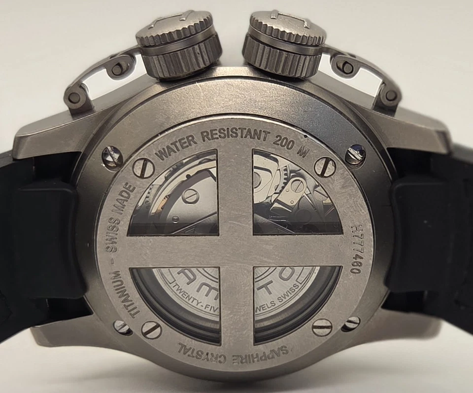 Rare Hamilton Khaki Frogman Titanium Automatic Swiss Watch - Image 3 of 4