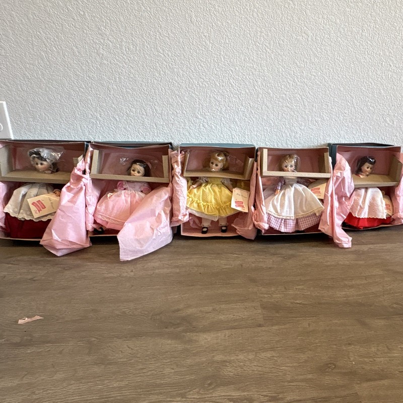 Madame Alexander Little Women 14 in Doll Lot of 5 Amy Beth Jo Meg Marme 1950s