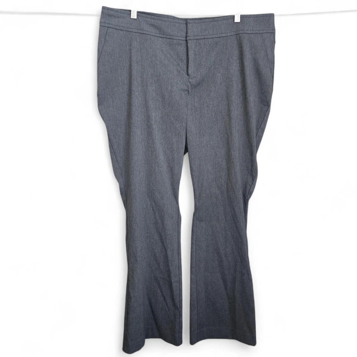 Flared Gray Plus Pants for Women for sale | eBay