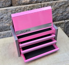 Snap-on New Electric Pink Miniature Top Tool Box Base Cabinet Mini Logo