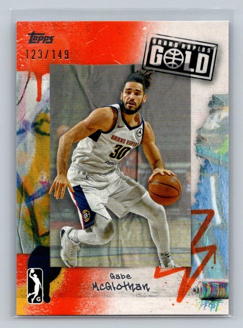 2025-26 Topps Orange Gabe McGlothan 123/149 Grand Rapids Gold #33