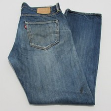 Levis 501 Mens Classic Fit straight leg Blue Jeans W36 / L 30 REF (M18508)