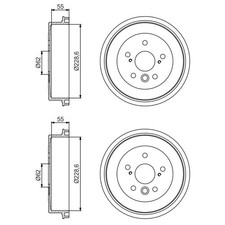 Tambour de frein Toyota RAV4 II