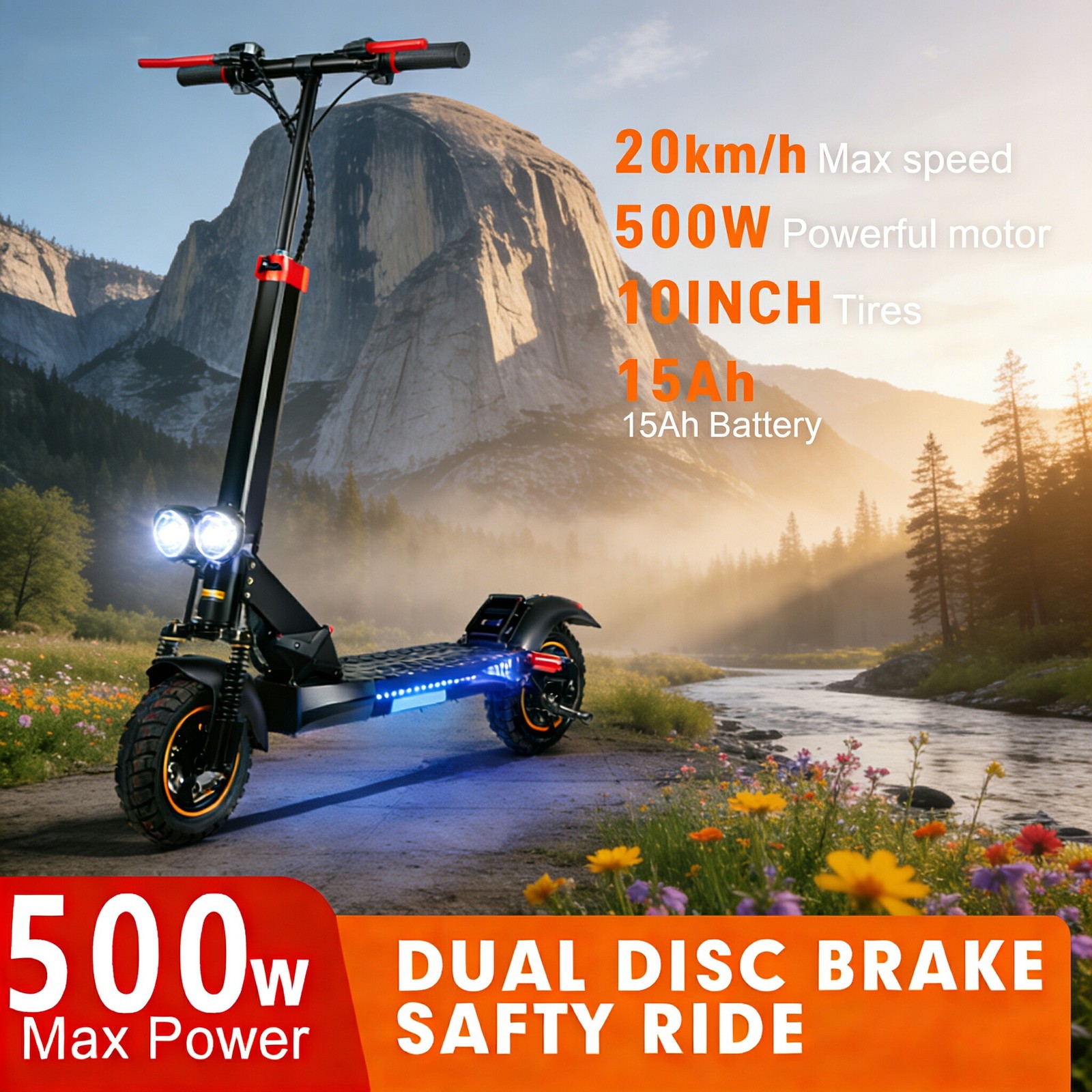 Portable E-Scooter: 1-Step Fold, 25mph – Take It on Trains, Buses & Cars