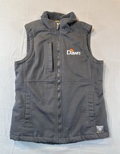 Ariat Rebar Vest Womens Small Gray Canvas She...