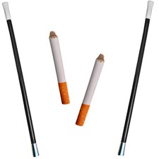 2 Long Cigarette Holders  2 Puff Cigarettes for Halloween 1920s Flapper Costume