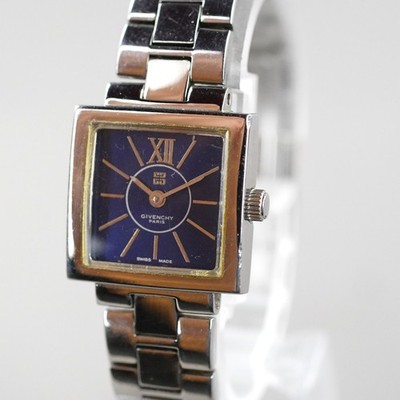 Givenchy Vintage CHAMBERTIN Damenuhr 23mm Silber Neue Batterie 00491