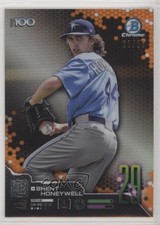 2019 Bowman Scouts' Top 100 Orange Refractor 20/25 Brent Honeywell #BTP-29 0d4