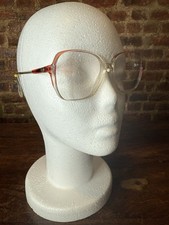 Vintage Metzler Germany Eye Glasses Pink / Clear Eye Glasses Frame Only