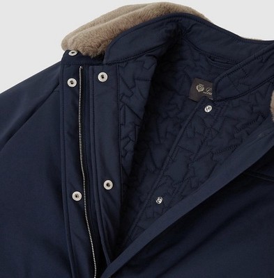 LORO PIANA Kid s 3-in-1 Castorino Fur Trim Green Storm System Jacket Age 6 $3500