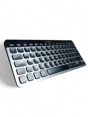 Logitech K810 Bluetooth Tastatur   QWERTY Layout, Aluminium