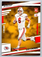 2022 Panini Prestige #371 Leo Chenal Rookie Card Kansas City Chiefs