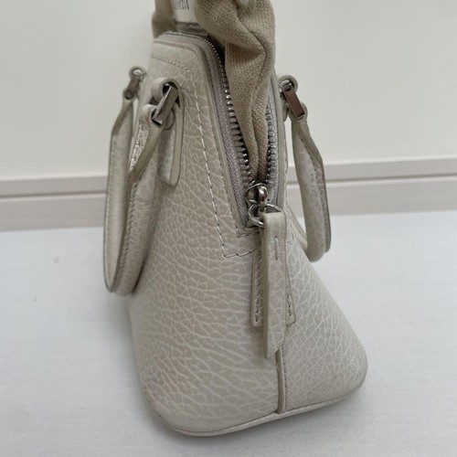 Maison Margiela 5Ac Leather Shoulder Bag Designer Handbag Purse Top Handle - Picture 4 of 10