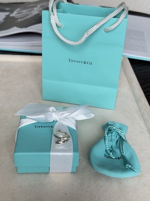 Tiffany & Co. Elsa Peretti Teardrop Ring Sterling Silver Size 5.5 $1,200