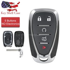 Key Fob Remote 5b Shell Case Replacement for Chevy Camaro Cruze Malibu HYQ4EA