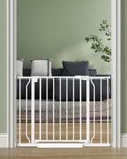Baby Gate No Drilling 29"-40" Auto Close Dog Gate Indoor Doorways  Stairs