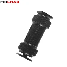 Double End Cold Shoe Mount Tripod Adapter for Flash Lights Camera Monitor Rig