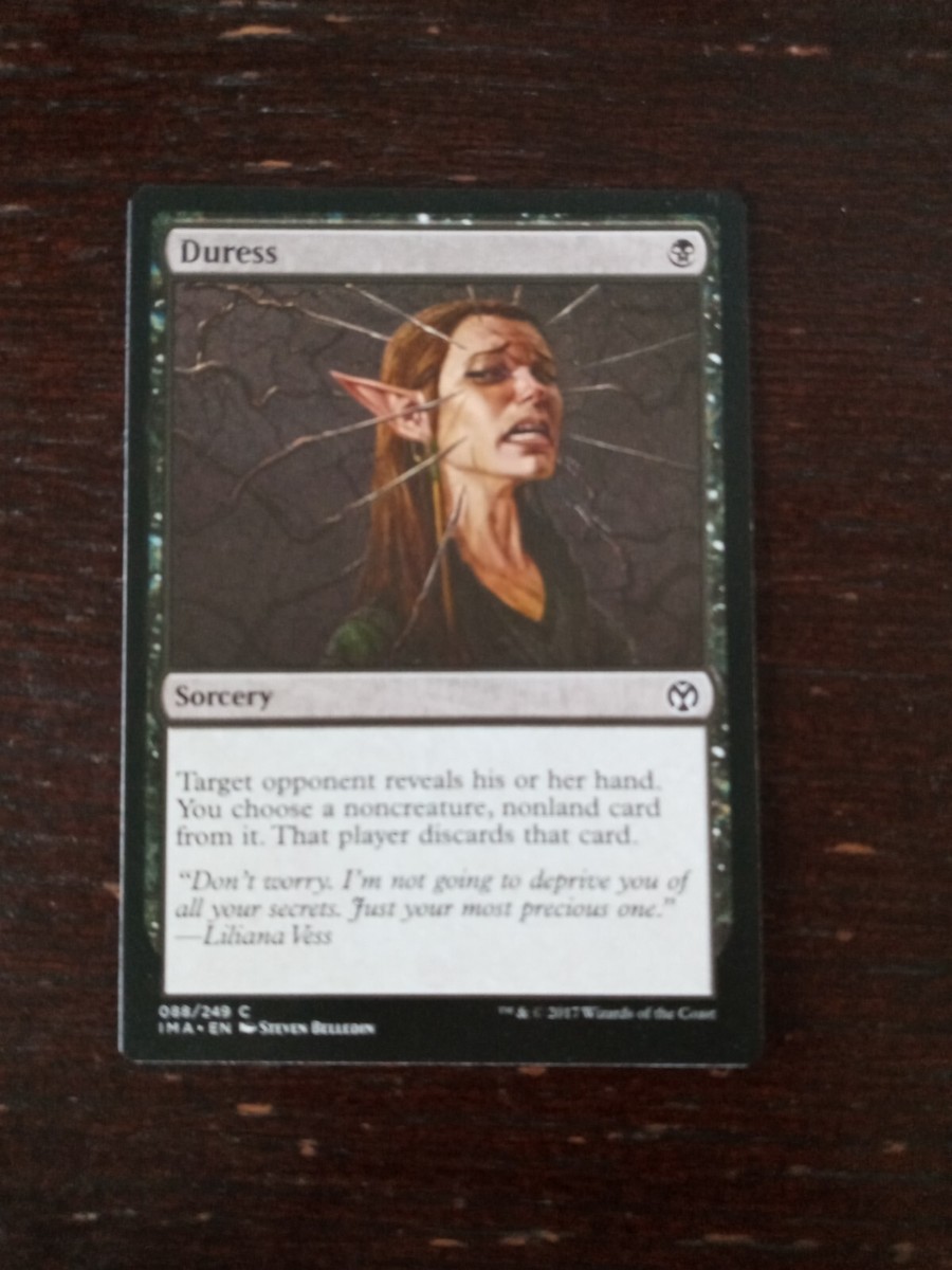 mtg cards like duress Amazon.com: Magic the Gathering Secret Lair Showcase: Duskmourn Foil  Edition : Toys & Games