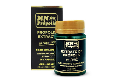 MN Propolis Brazilian Green Propolis Extract 60 Capsules 500mg