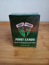 Fore Cards On Course Golf Game - Fun and Strategic Golf Game. Brand New