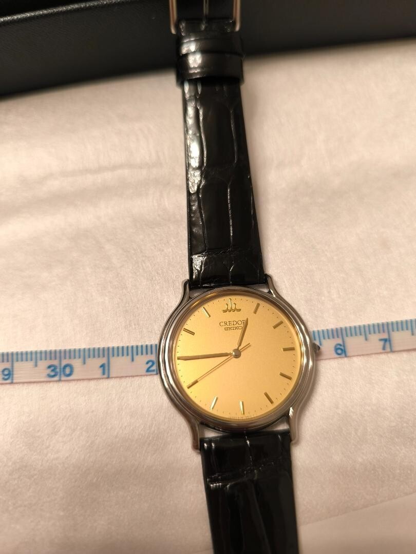 CREDOR SEIKO 8J81-6A30 腕時計 動作品 Credor Seiko 8J81-6A30 Gold Coin Dial