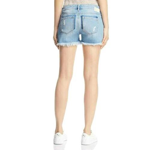 Mavi 牛仔裤 L40419 女式蓝色 Emily 中腰蕾丝牛仔短裤 32 码 — 第 2/2 张图片