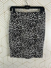J CREW LEOPARD THE PENCIL SKIRT SIZE 0 REGULAR
