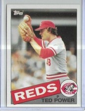 1985 Topps #342 Ted Power Cincinnati Reds