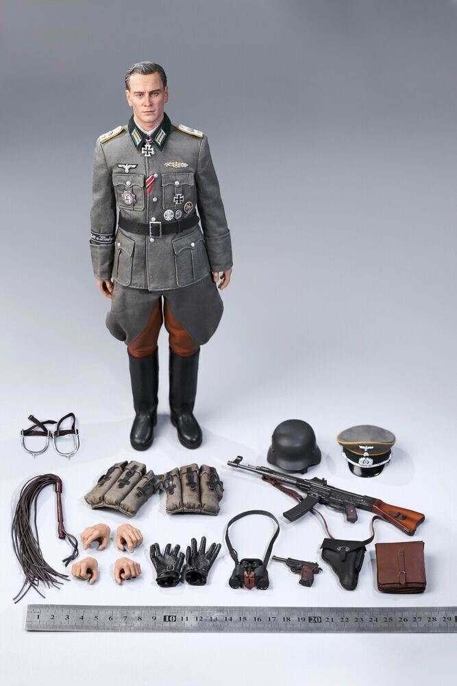 New 1/6 Alert Line WWII German Cavalry Officer Michael Fassbender