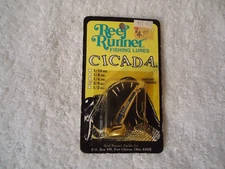 " NOS "  Reef Runner 3/8 oz. Cicada Fishing Lure " GREAT ITEM "