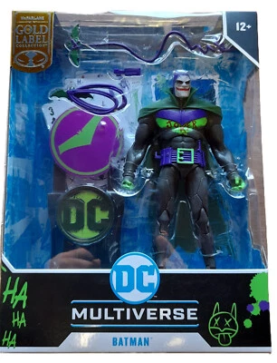 Batman Joker Figur Jokerized White Knight DC Multiverse Gold Label Mc Farlane