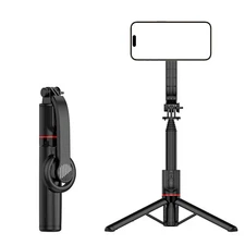 Magnetic Selfie Stick Holder Handheld Tripod Stand For Mobile Phone
