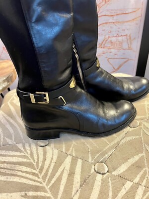 Michael Kors Arley ライディング レザーブーツ Arley Leather Boot | Michael Kors [US]