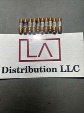 BUSSMANN FRN-R-15 DUAL ELEMENT TIME DELAY FUSES 15A 250V LOT OF 10