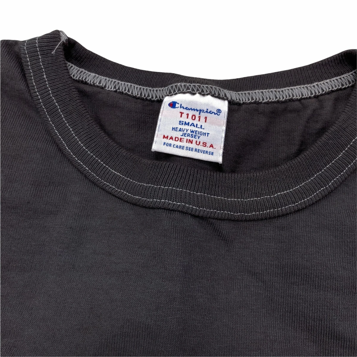 Champion T1011 Heavyweight Jersey T-Shirt Size S MADE IN USA Short Sleeve