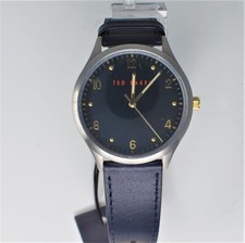 Image of Ted Baker Men's Watch BKPMHF906 Manhatt Blue Dial