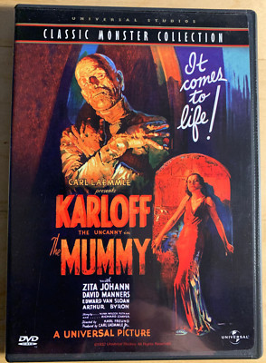 The Mummy Boris Karloff Zita Johann Classic Monster Collection (Used ...